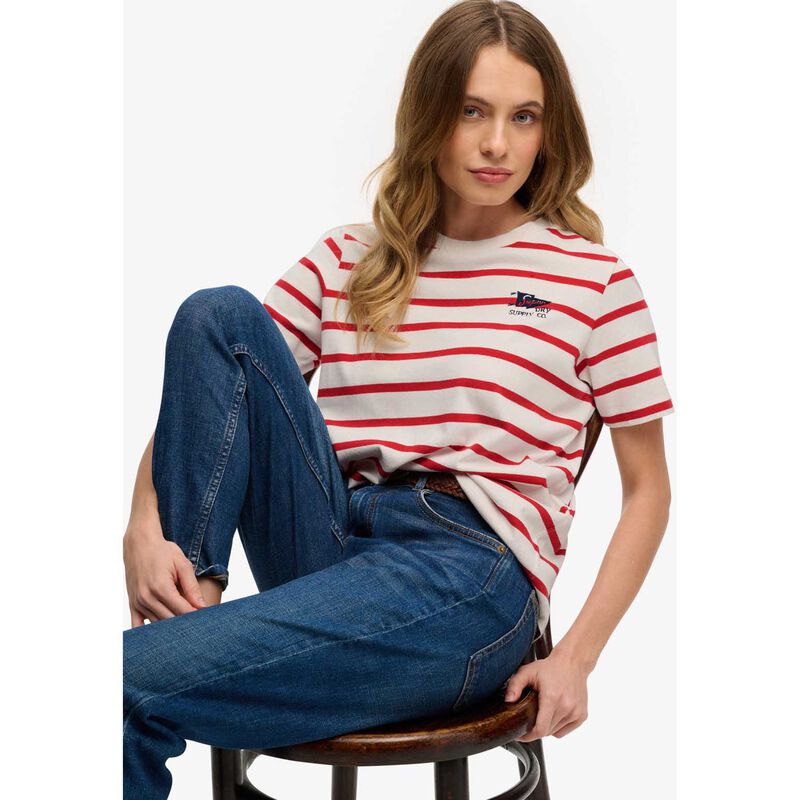 Superdry Heritage Hamptons Stripe Tee image number 2